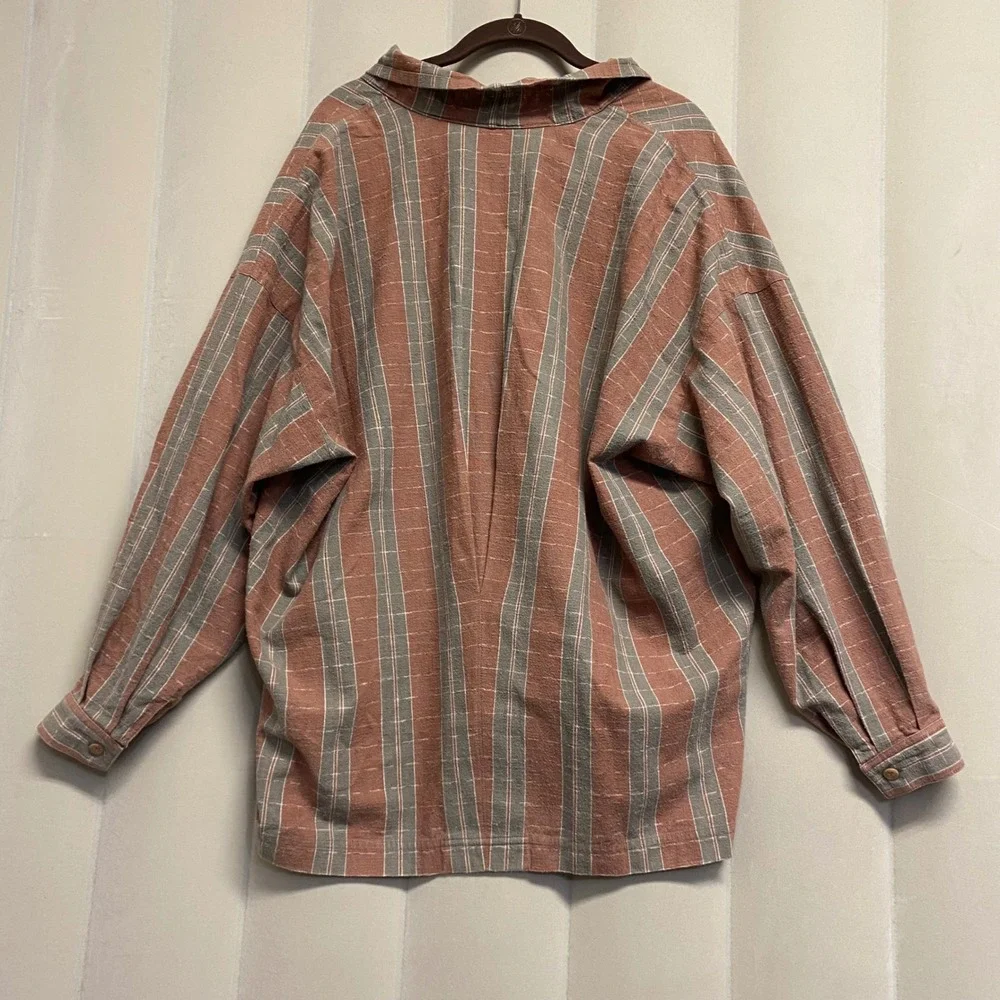 Vintage Issey Miyake Women's Top Medium Funnel Neck Lagenlook 80s 90s Designer - Picture 6 of 12